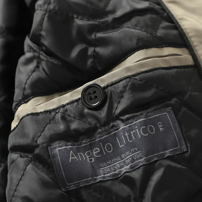 Aksel™ | Termisk vatteret trenchcoat i mellemlængde