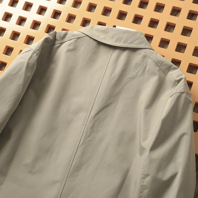 Aksel™ | Termisk vatteret trenchcoat i mellemlængde