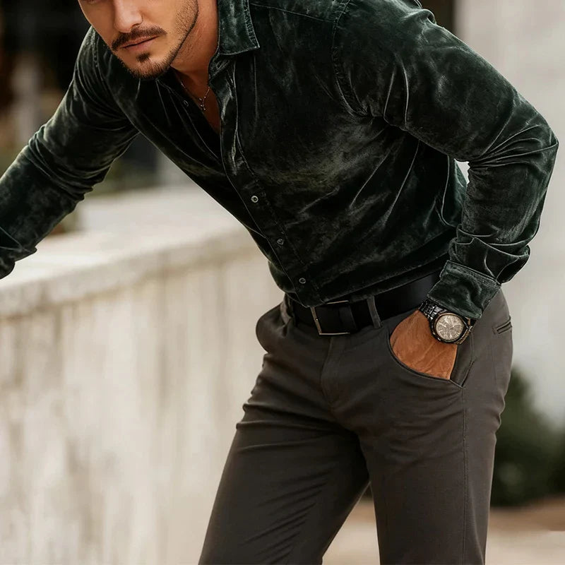 Aristo™ | Luksus fløjlsbluse